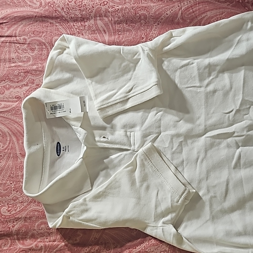 Old Navy,  white polo M